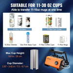 Amocart 11-30Oz Cup Tumbler Heat Press Touchscreen DIY Gift Ceramic Mug Heat Presser Sublimation Transfer Auto Printing Machine