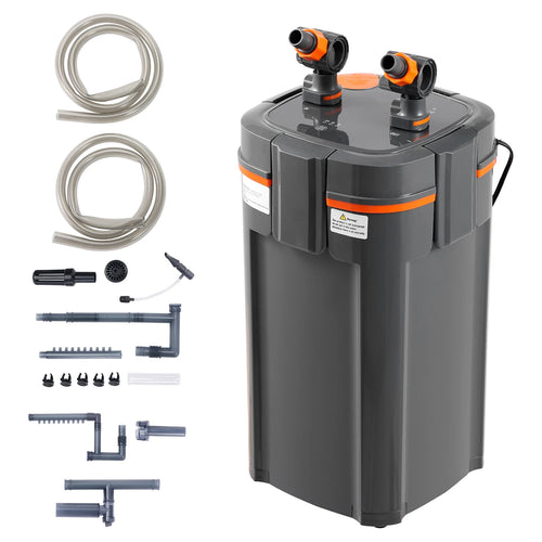 SucceBuy Aquarium Filter 264GPH 3-Stage Canister Filter Ultra-Quiet Internal Aquarium Filter with UV Protection for Fish Tanks