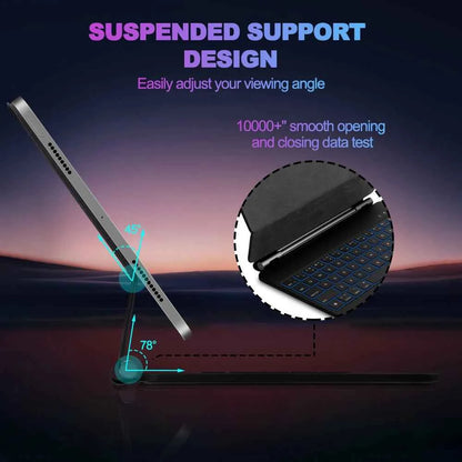 Magic Keyboard for iPad 10th 10.9 A16 11th Gen keyboard Case Multi-Touch trackpad with Backlight