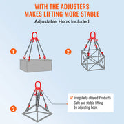 Bild in Galerie-Viewer laden, SucceBuy Chain Sling 5/16in X 5 Ft Lifting Chains with Hooks G80 Engine Chain Hoist Lifts Lifting Sling Chains for Engine Hoist
