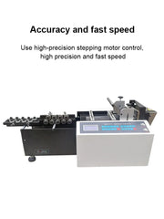 Load image into Gallery viewer, 0.1-2mm Automatic Metal Wire Straightening and Wire Rope Cutting Machine for Stainless Steel Copper Welding Wire Flat Cutter
