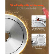 Load image into Gallery viewer, Amocart 10" 240W Commercial Meat Slicer w/ Carbon Steel Blade Built-In Sharpener &amp; 0-0.47" Adjustable Thickness for Frozen Meat
