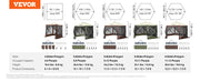 Load image into Gallery viewer, SucceBuy Pop Up Gazebo Tent, Pop-Up Screen Tent 6 Sided Canopy Sun Shelter with 6 Removable Privacy Wind Cloths &amp; Mesh Windows
