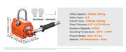 Load image into Gallery viewer, Amocart 100KG-2000KG Permanent Magnetic Lifter Pulling Capacity 2.5 Safety Factor Neodymium &amp; Steel Lifting Magnet Lift Magnets
