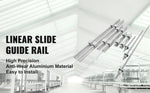 Amocart Linear Rail Ballscrew x 3 RM1605-350mm 650mm 1050mm x 2 Linear Rail Support, 12 CNC Kit Linear Shaft Optical Axis DIY