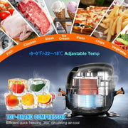 Load image into Gallery viewer, Amocart Commercial Frozen Refrigerator Sandwich Salad Prep Table 7.4Cu.Ft Food Prep Frost Free Refrigerator for Restaurant
