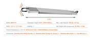 Load image into Gallery viewer, SucceBuy Telescoping Aluminum Work Plank 6-9 ft  500lbs Capacity 12.5 inch Width Aluminum Scaffold Plank Extension Staging Plank
