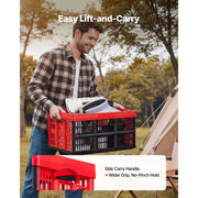 Load image into Gallery viewer, Amocart 32L 3 Packs Plastic Collapsible Storage Bins Stackable Folding Storage Crates Space-Saving Baskets for Home Organizing

