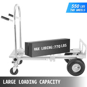 Load image into Gallery viewer, SucceBuy Camion à main pliable en aluminium 3 en 1, chariot à chariot, poids maximum de 1000 lb, 350 k
