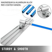 Load image into Gallery viewer, with 4 Handle Round Drywall Construction Tools Cement Trowel SucceBuy Concrete Float 1200x200mm/1200x300mm Finishing Bull Float
