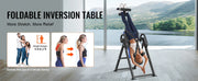 Bild in Galerie-Viewer laden, SucceBuy Inversion Table Heavy Duty Inversion Table Decompression Back Stretcher Machine Strength Training Equipment w/Headrest
