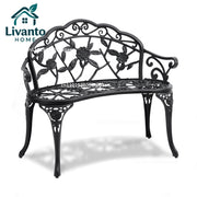 Charger l'image dans la visionneuse de galerie, SucceBuy Outdoor  Wooden Metal Garden for Outdoors 480 lbs Load Capacity Bench Outdoor Garden Park
