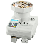 SucceBuy Professional Coin Sorter Wrapper with LED Display Automatic All-Coin Sorting Device