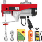 Amocart 2200 lbs Electric Hoist Single/Double Slings Lift Crane Hoist with Wireless/Wired Control Electric Winch for Garage