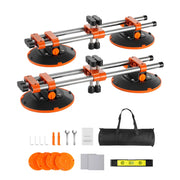 Bild in Galerie-Viewer laden, SucceBuy 2PCS Manual Seamless Stone Seam Setter with 6in Vacuum Suction Cups Marble Stone Splicing Installation Tool for Tile
