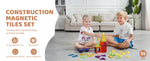 Amocart 55pcs Magnetic Building Blocks Construction Set Magnet Tiles Children Montessori Educational Game Toys for Kids Gifts
