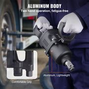 Load image into Gallery viewer, SucceBuy Air Impact Wrench Up to 2730 ft-lbs Reverse Torque Output 1" Pneumatic Impact Gun for Heavy Duty Repairs - AMOCART
