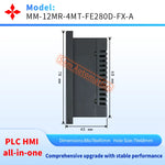 2.8'' Touch Screen PLC HMI All In One for Small Machine Automation Controller, Built-In Analog, 7/9 I/O, 2 Axis 100K for Motor