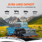 Load image into Gallery viewer, SucceBuy Roof Rack Cargo Basket 46"x36"x4.5" / 51"x36"x5" Rooftop Cargo Carrier Heavy-Duty 200LBS Capacity for SUV Truck Vehicle
