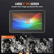 Load image into Gallery viewer, SucceBuy Articulating Borescope Camera with Light Two-way Articulated Endoscope Inspection with 6.4mm Tiny Lens 5" 1080P Screen
