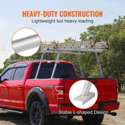 Load image into Gallery viewer, Amocart Truck Rack 800 lbs Capacity 71"x31" Aluminum Ladder Rack for Truck with 8 Non-Drilling C-clamps Heavy Duty Truck Bed
