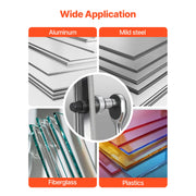 Load image into Gallery viewer, SucceBuy Knockout Punch Set 1/2 to 2 in SLUG-Buster Ratchet Knockout Set for Aluminum Mild steel Fiberglass Plastics 6 Die Sizes - AMOCART

