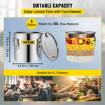 SucceBuy 3 Gal Alcohol Distiller Alambic Moonshine Still Stainless Copper DIY Home Brew Water Wine Essential Oil Brewing Kit