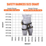 Amocart Half Body Safety Harness Tree Climbing Harness Half Protection Harness 340 lbs for Fire Rescuing Caving Rock Climbing