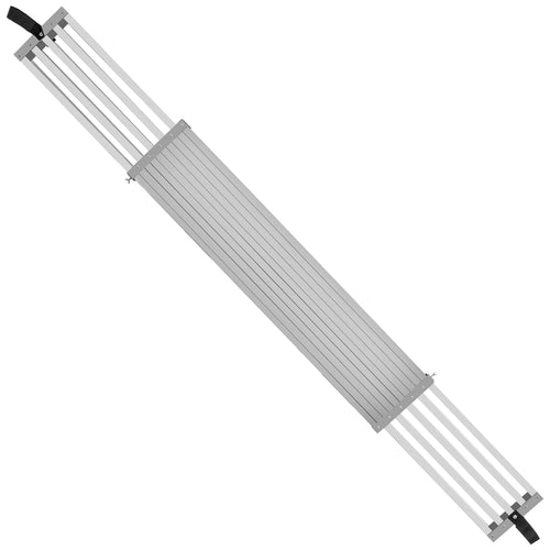 SucceBuy Telescoping Aluminum Work Plank 6-9 Feet 500lbs Capacity 12.5inch Width Aluminum Scaffold Plank Extension Staging Plank