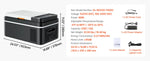 Amocart 20L 22L 35L 45L 55L Car Refrigerator Mini Fridge Freezer Portable Compressor Cooler DC 110-240V Ice Box for Camping