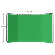 Load image into Gallery viewer, SH 240x400cm Background Stand Frame With Photography Green Screen Backdrops Photography Background For Living Video Recording

