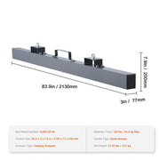 Load image into Gallery viewer, Amocart Hanging Magnetic Sweeper Pickup Tool Nail Hang-Type Magnetic Forklift Sweeper Industrial Grade Magnets Steel Mate
