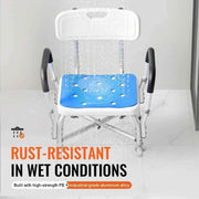 Load image into Gallery viewer, Amocart Shower Chair Adjustable Height Bench Bath Chair for Elderly Disabled Shower Chair for Inside Shower Bathtub 400/350lb
