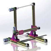 Charger l'image dans la visionneuse de galerie, Module de glissière de haute précision avec courroie synchrone à grande vitesse pour portique à axes XY pour rail de guidage d'actionneur d'arbre linéaire
