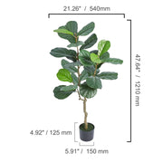 Load image into Gallery viewer, Amocart Artificial Olive Tree 4/5/6FT Tall Faux Plant Secure PE Material Anti-Tip Tilt Protection Low-Maintenance Tree for Home
