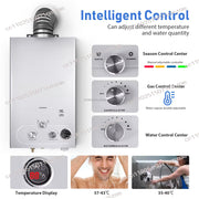 Load image into Gallery viewer, Liquefied Petroleum Gas/LNG Gas Water Heater Household Instant Tankless Propane Tankless Gas Water Heater 18L
