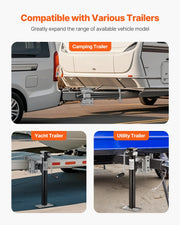 Load image into Gallery viewer, SucceBuy 5000Lbs Trailer Jack Dynamic Swivel Bolt-on 11.5 to 25.7in Lift Trailer Jack Stand with Handle RV Horse Yacht Trailer
