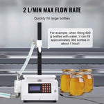 Amocart Automatic Liquid Filling Machine Bottle Water Filler Gear Pump Digital Control for Perfume Beverage Olive Oil 50-5000g