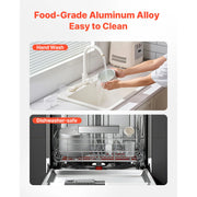 Load image into Gallery viewer, SucceBuy Upright Automatic Ice Cream Maker with Built-in Compressor 1 Quart No Pre-freezing Gelato Maker &amp; Frozen Yogurt Machine - AMOCART
