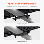 Amocart Roof Rack Water Tank Multi-Dispensing Outdoor Tank  High-Capacity Aluminum Tank with Pressurization Port Fit for Trunk
