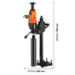 Amocart 2000W/2600W Handheld Core Drill Machine Drilling Diameter Wet&Dry Diamond Core Drill Rig Rugged Concrete Core Drill