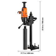 Bild in Galerie-Viewer laden, Amocart 2000W/2600W Handheld Core Drill Machine Drilling Diameter Wet&amp;Dry Diamond Core Drill Rig Rugged Concrete Core Drill
