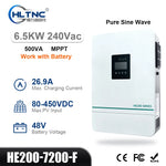 HLTNC Hybrid Solar Inverter 3.6kw 5.5kw 6.5kw 220v Pure Sine Wave Inverter 24V 48V On Grid Solar Charge Home Inversor with WiFi