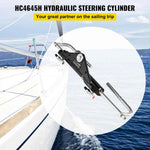 Amocart Hydraulic Steering Cylinder 150HP HC4645H Front Mount Hydraulic Outboard Marine Steering Cylinder Fit for Boat Steering