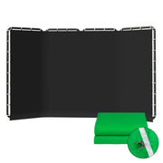 Load image into Gallery viewer, SH 240x400cm Background Stand Frame With Photography Green Screen Backdrops Photography Background For Living Video Recording
