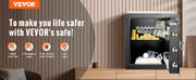 Load image into Gallery viewer, Amocart Electric Safe 2.2/1.8 Cubic Feet Fingerprint&amp;Digital Security Cabinet Safe W/ Fire-proof Bag for Cash Jewelry Documents
