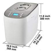 Load image into Gallery viewer, Amocart 3 LB Bread Maker 15-in-1 Dough Machine Nonstick Ceramic Pan Automatic Bread maker with Gluten Free Setting
