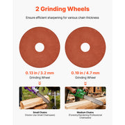 Load image into Gallery viewer, SucceBuy Electric Chainsaw Sharpener 85 W Bench Saw Chain Sharpener 5000 RPM with 2 Grinding Wheels for Woodworking Gardening
