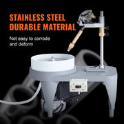 Bild in Galerie-Viewer laden, Amocart Gem Faceting Machine 2800RPM 180W 110V with Faceted Manipulator 1 Bag of Triangle Abrasive Jade Rock Jewel Polisher
