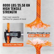 Load image into Gallery viewer, Amocart 220ft Dual-Weave Polyester Rope 48-Strand Outdoor Accessories Emergency Cord for Camping Swinging Rappelling Rescue

